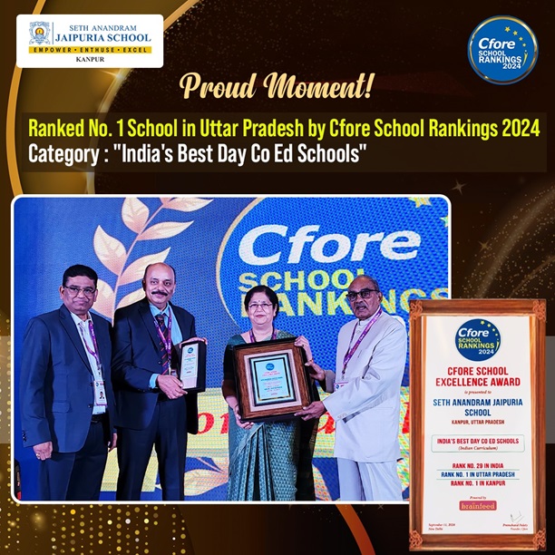 Top Cfore School Rankings 2024 as No. 1 in Uttar Pradesh for Best Day Co-Ed Schools